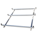 Aluminium three-bar roof rack with Unistrut channel