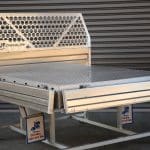 Heavy-duty aluminium tray designed for dual cab vehicles