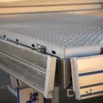 Strong aluminium UTE tray with 8mm C-channel main frame