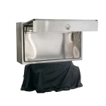 Marine-grade aluminium truck toolbox with twin whale tail locks