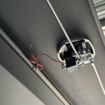 Internal whale lock assembly showing latch and locking components