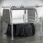 X3-1800 2 Doors Raw Alloy UTE Canopy by Oz Chivalry