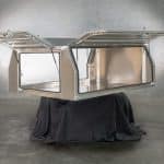 Aluminium UTE canopy with triple door configuration