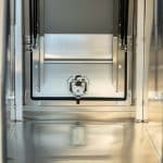 Close-up view of the whale locking mechanism inside a UTE canopy box