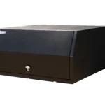 Right side of the closed system of the 2 Door X1 Wide 1650 UTE canopy in black