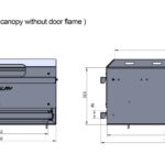 Dimension of T3/X3 4WD 1650mm F/P Tray Camping Combo Black