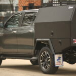 Modern matte black service body offering strength and dependability