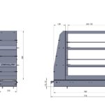 Dimensions of 750 F/P Square Under Tray Boxes