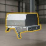 Strong aluminium canopy designed for work and utility use