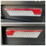 High-output 50W LED tail lights for utility vehicles