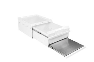 Aluminium Drawer with Cutting Board White