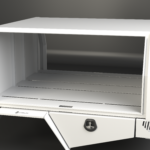 Professional-grade white service body designed for work UTEs