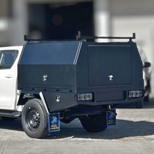 T3/X1 1650mm Tray and Canopy Combo Black