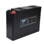 Black 200AH slim lithium batteries for portable or fixed power setups