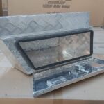 Heavy-duty alloy toolbox built for UTE tray storage