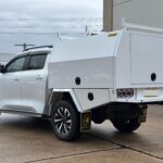 Durable 3-door service body built from 25mm flat alloy