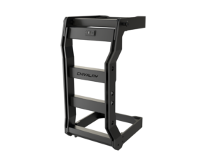 Aluminium Canopy Rear Climbing Folding Ladder Black