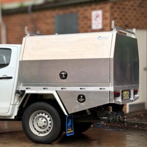 T3/X1 1800mm Canopy and  Tray Raw Alloy Combo