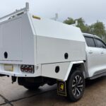 Premium white alloy service body with LED tail lights