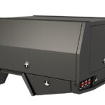 Matte finish service body offering durability and clean aesthetics