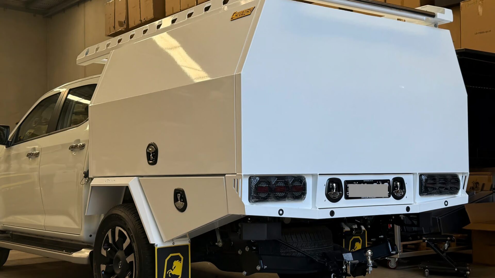 L&G Chivalry in-store canopy fitting