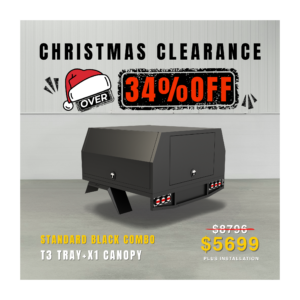 T3/X1 Combo (1780/1860/1900mmW Only) Black XMAS CLEARANCE