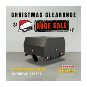 T3/X1 Combo (1780/1860/1900mmW Only) Black XMAS CLEARANCE