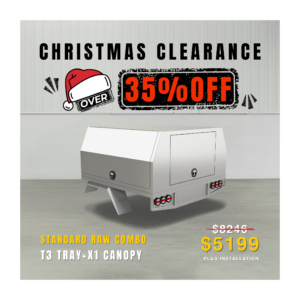 T3/X1 Combo (1780/1860/1900mmW Only) Raw XMAS CLEARANCE